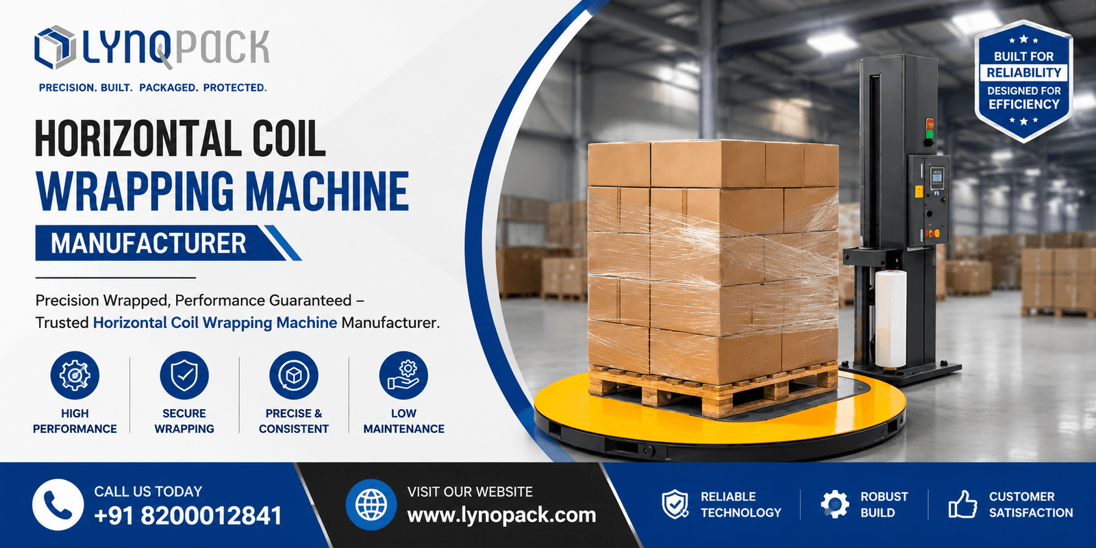 Horizontal Coil Wrapping Machine Manufacturer