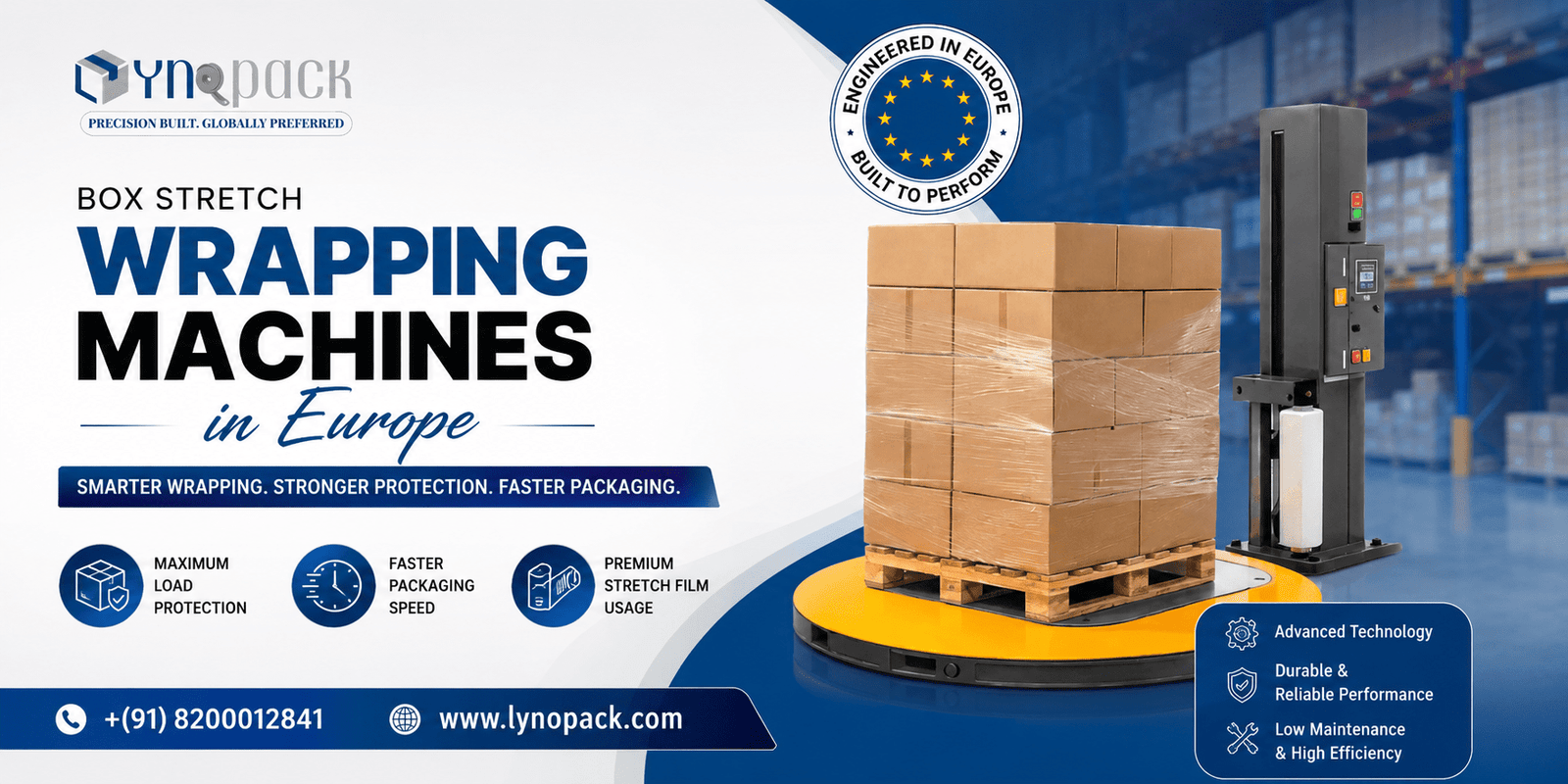 Box Stretch Wrapping Machines in Europe