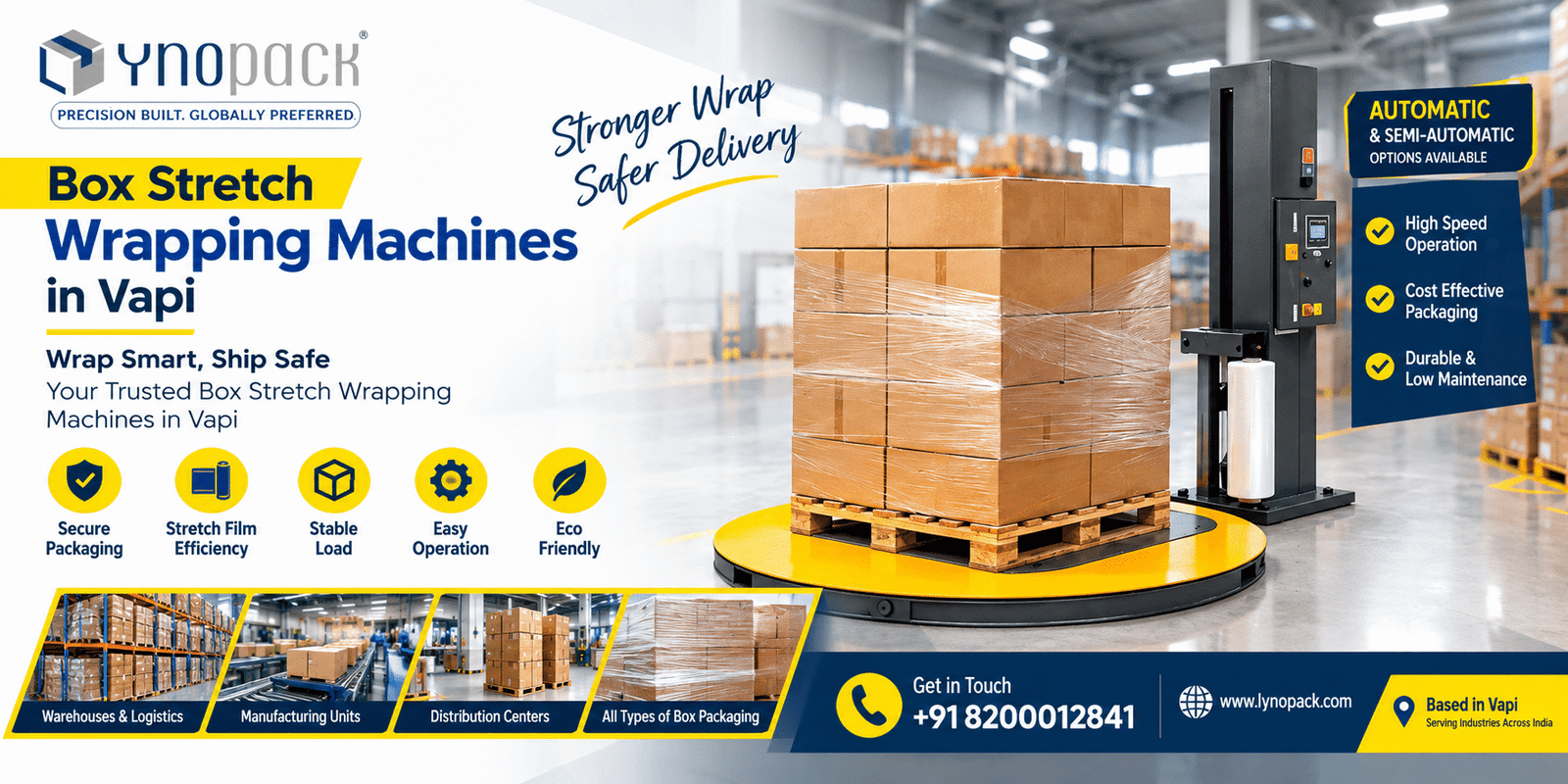 Box Stretch Wrapping Machines in Vapi